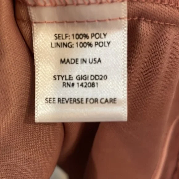 Altar’d State “Gigi” Dress. Chiffon Dots Sheath Dress W/Bell sleeves. Berry - Picture 11 of 12